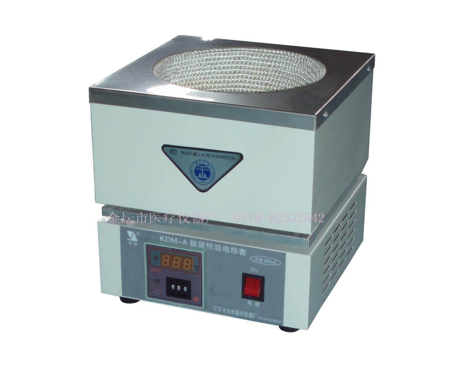 江蘇金壇KDM-A數(shù)顯恒溫電熱套（800W）