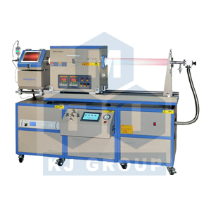 合肥科晶OTF-1200X-80-II-4CV-PE-SL滑動式雙溫區(qū)PECVD系統(tǒng)